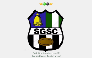 C'EST FAIT!!!! SGSC EN FÉDÉRALE 1