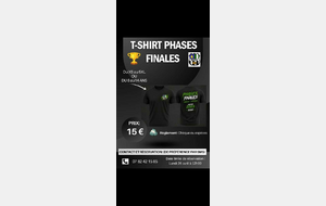 Les phases finales Cadets- Juniors arrivent… c’est le moment de porter les couleurs du club 🖤💚