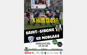 Saint-Girons - Morlaàs: 28-28