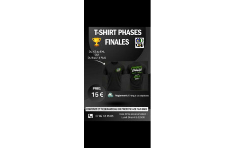 Les phases finales Cadets- Juniors arrivent… c’est le moment de porter les couleurs du club 🖤💚
