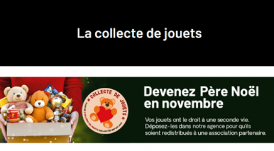 Collecte de jouets École de rugby